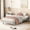 Grey, variant on Floating Platform Twin Bed / With Rubberwood Legs / Enhances Durability
