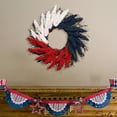 thumbnail image 5 of Pedty Summer Wreaths,Wreath for Front Door,Independence Day Wreath Summer Wreath Porch Red White Blue Artificial Window Home Decoration American Hanging Wreath,Independence Day Hanging Decoration, 5 of 9