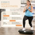 thumbnail image 4 of Lifepro Hovert Plaque de Vibration 3D Machine d'Exercice – Plaque Vibrante à Double Moteur pour Tout le Corps pour la Force, l'Équilibre, la Récupération et la Perte de Poids – Machine d'Exercice Domestique Robuste - Noir, 4 of 7
