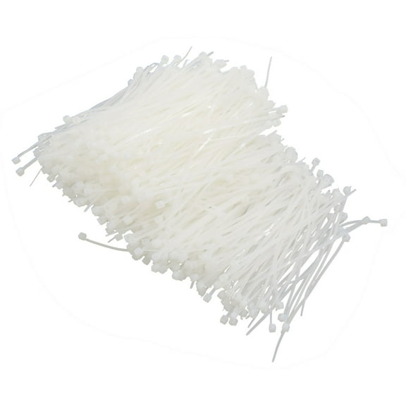 1000pcs 3 x 100mm Plastic Nylon Fastener Cable Wire Tie Wrap Strap for Car