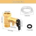1. 0.8MPa Brass Security Piston Auto Pressure Relief Inch Anti-Backflow ...