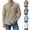 Khaki, variant on TXXEOSS Mens Banded Collar Dress Shirts Button Down Long Sleeve Gauze Shirt Mandarin Collar Business Casual 2026 Fall Fashion Outfits