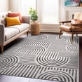 thumbnail image 6 of World Rug Gallery Bohemian Stipre Arch Design Area Rug - BROWN 7' 10" x 10', 6 of 8