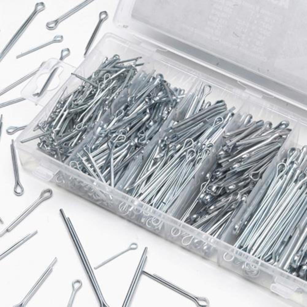 Fastner Cotter Pins Tool Set Replacement Silver Industrial Assortment Kit 