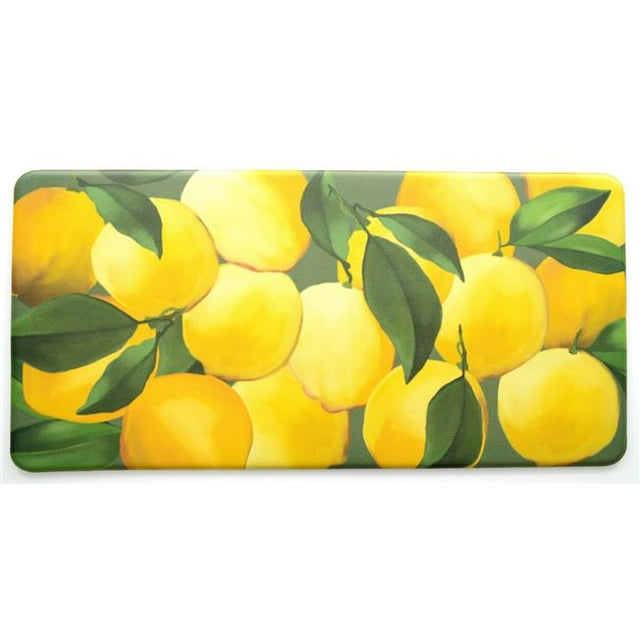20 x 39 in. Premium Kitchen Anti-Fatigue Mat - Lemons