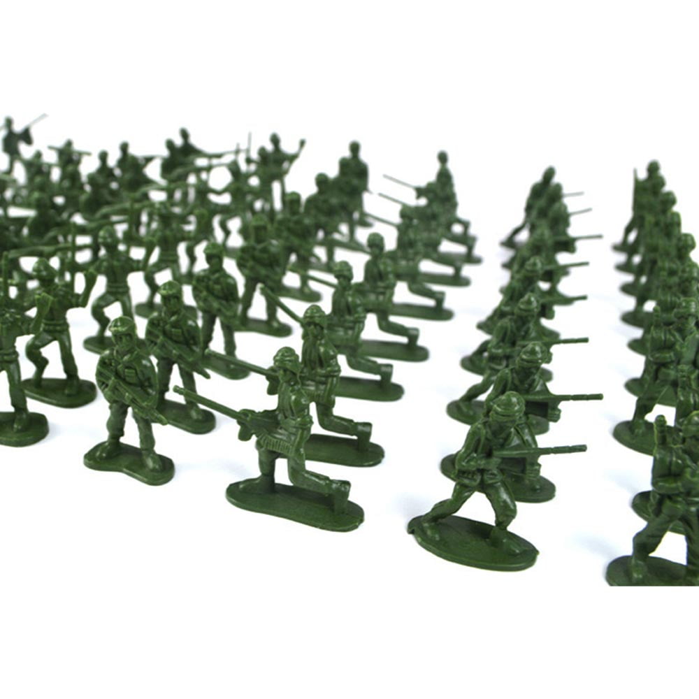 100-Piece Army Men Toy Soldiers Playset for Boys – Small Plastic