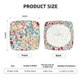 thumbnail image 6 of Balery Trendy Floral Design Stretch Couch Cushion Covers, Individual Sofa Cushion Covers, Soft Chair Sofa Seat Cushion Slipcover with Elastic Bottom Milk Silk-16.9in, 6 of 9