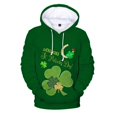 thumbnail image 3 of Sudadera con capucha de trébol de cuatro hojas con estampado 3D para hombre, sudadera con capucha de gran tamaño con gráficos de trébol de la suerte, sudadera con capucha para mujer, abrigo de manga l, 3 of 5