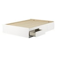 thumbnail image 2 of South Shore Step One Full Mates Bed with 3 Drawers, in Pure White, 2 of 12