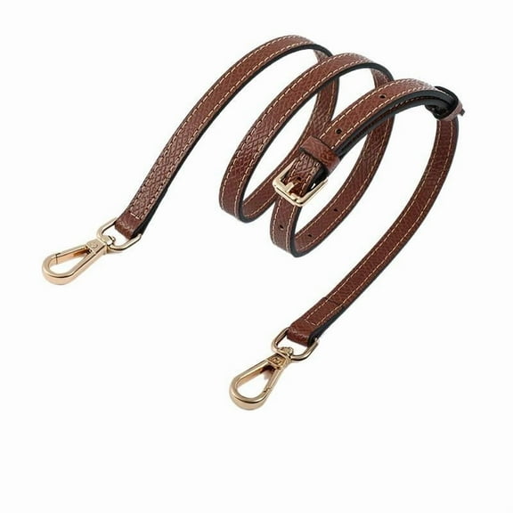 Bag Strap Genuine Leather Replacement for Shoulder Sling Crossbody Bag Adjustable