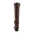 thumbnail image 4 of Naturalizer Rory Wide Calf Women's Boots Cinnamon Size 12 M, 4 of 8