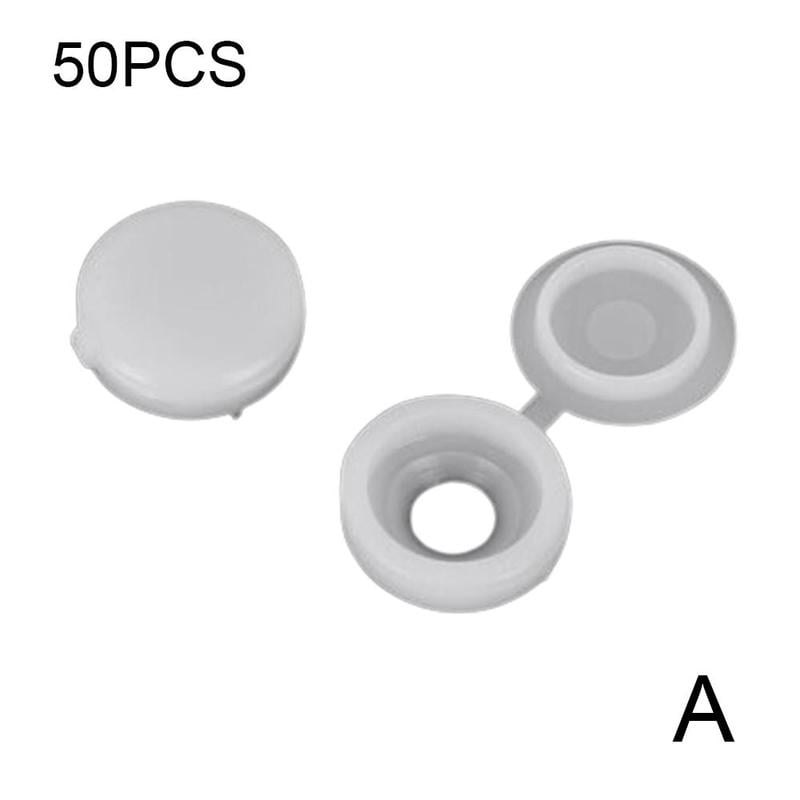 Plastic Cross Screw Cover Phillips Head Caps Fit Furniture Cabinet Hole Decor 