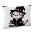 thumbnail image 3 of CafePress - Axolotl Witch Cute Halloween - Large Zipper Toiletry Pouch, 12.5"x8.5", 3 of 6