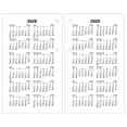thumbnail image 4 of AT-A-GLANCE 2026 Daily Loose-Leaf Desk Calendar Refill With Weekends Standard 3, 4 of 6