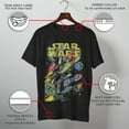 thumbnail image 3 of Men's Star Wars Galactic Comic Scene Graphic Tee Black Medium, 3 of 9