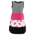 thumbnail image 4 of Hudson Baby Infant and Toddler Girl Cotton Dresses, Pink Black Roses, 10 Years, 4 of 4