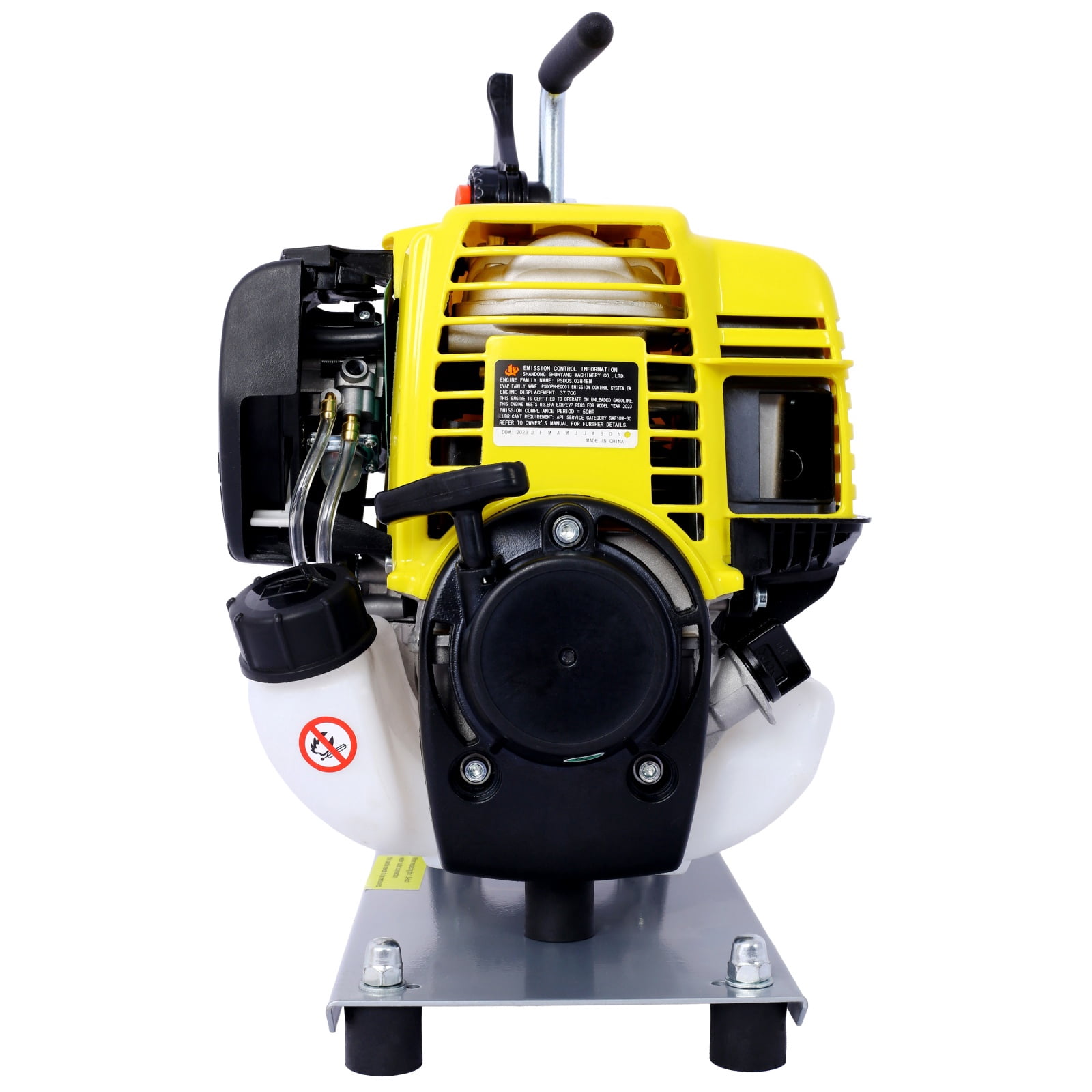 38CC 4-Stroke Gas Water Pump, 1.5" Commercial Grade Portable Pump, 8000L/H Flow, 30M Max Lift for Flood Control, Irrigation & Drainage (8500RPM)