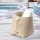 thumbnail image 4 of Organizador de escritorio multiusos, bolsa para lápices, bolsa para guardar brochas de maquillaje Beige, 4 of 8