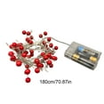 thumbnail image 3 of Aufmer 3 Pcs Versatile Christmas Light String, Copper Wire Fairy Lights, Wedding Decoration Illumination, Flexible Display Lighting(Red), 3 of 6