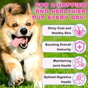 Oimmal Collagen for Dogs, Hip and Joint Supplement with MSM, Liquid Collagen for Dogs, Boosting Overall Immunity for Dogs, 2 fl oz - Bacon Flavor