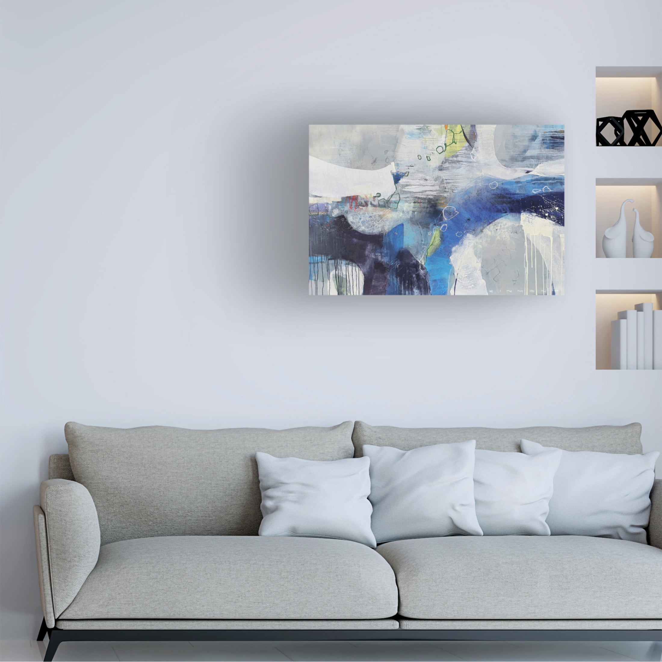 Canvas Wall Art - Andrew Kinmont 'Abundance' Wall Art for Living Room, Bedroom, or Office Décor by Trademark Fine Art - 19 x 12 Inches