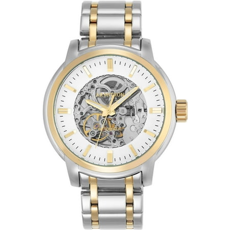 Armitron Men's Dress Automatic Round Watch, Silver Bracelet