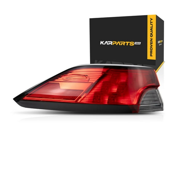 KarParts360 For Toyota Corolla Cross 2022 2023 2024 Tail Light Assembly Driver Side | Outer | LED | With Bulbs | L/LE Model | Replacement For TO2804163 | 815600A160