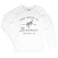 thumbnail image 5 of Ford Motor Co Bronco Detroit MI Women's Long Sleeve T-shirt Vintage Truck Since 1966 4x4 Off Road Adventure Classic Car Fan, 5 of 7