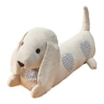 thumbnail image 2 of Tope de puerta con forma de perro con peso, escultura decorativa de tela con peso, juguete de peluche para corazón azul, 2 of 7
