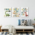 thumbnail image 4 of JANS.NO1 Dinosaur Room Decor: Dinosaur Wall Art for Boys' Bedroom, Nursery, Playroom, 4 of 6
