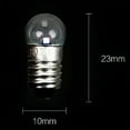 thumbnail image 2 of HIBIBUD 10 Pcs E10 Flashlight Small Bulb Practical Bulbs Screw Mini, 2 of 7
