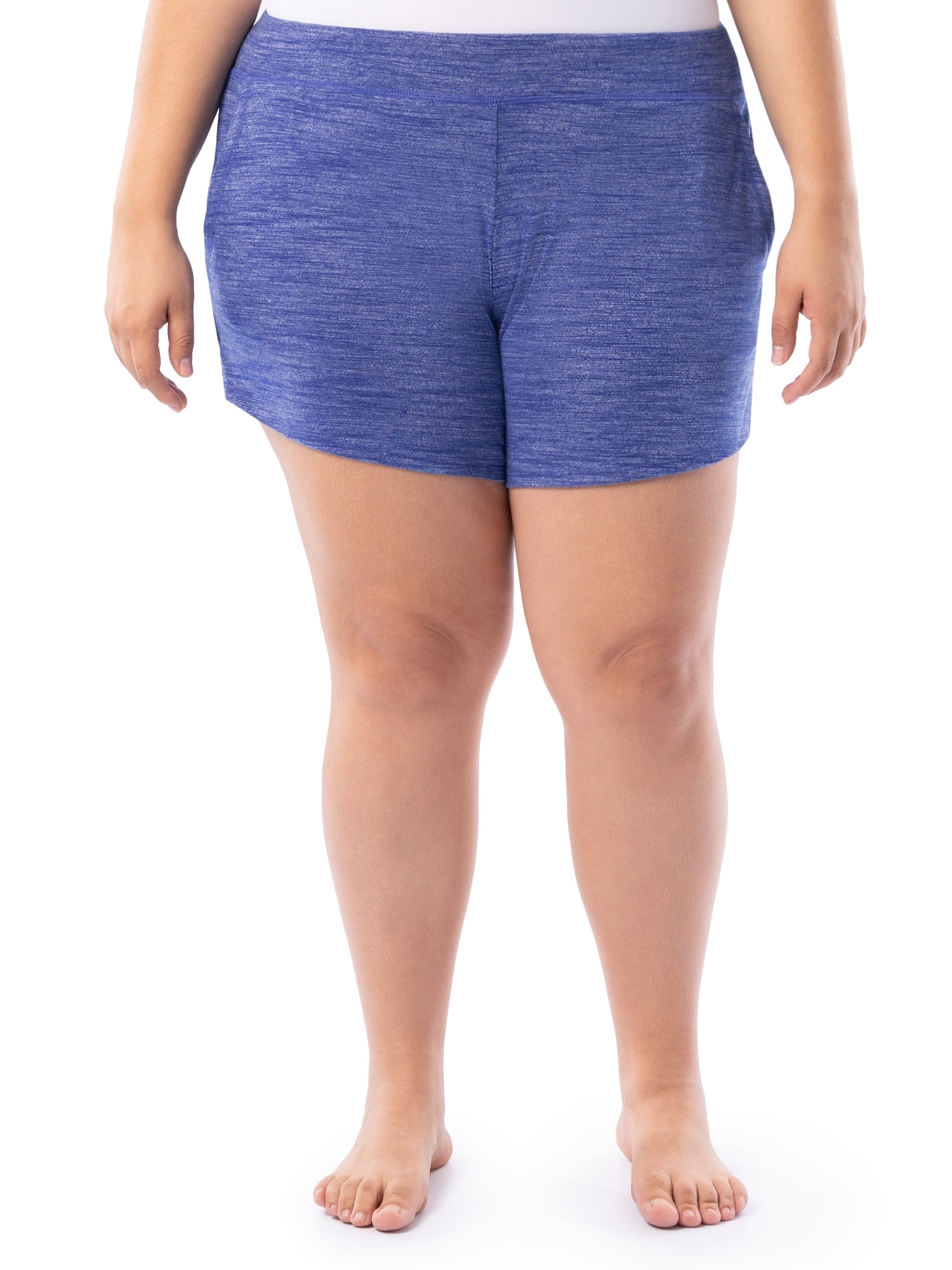 Fruit of the Loom Women's Soft and Breathable Short Sleeve Crew Top & Pajama Short Set, Sizes S-4X