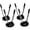 Black*4 pack, variant on KAQ Ziplock Bag Holder Stand Adjustable For Plastic Freezer Bags/Hands Free Baggy Rack Gallon Bag Holder Stand,Green 4 Pack