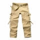 thumbnail image 1 of Pantalones largos para hombre, bolsillos laterales, pies pequeños, ajustados, largos, para hombre, 1 of 7