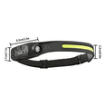 thumbnail image 2 of Lámpara Faro Led Bloosom  con Sensor Recargable Impermeable Negro, 2 of 5