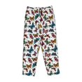 thumbnail image 4 of Naloa Cute Butterfly Print Women’s Ultra-Soft Comfy Pajama Lounge Pants with Pockets & Drawstring, 4 of 8