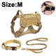 thumbnail image 2 of Arnés para perro, chaleco militar para perro, correa con bolsa y parche, chaleco táctico sin tirones para perro grande, arnés de servicio para perro para entrenamiento de senderismo, 2 of 5
