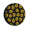 thumbnail image 1 of Fotbe Sunflowers Funda de Llanta de Repuesto con Estampado, Engrosada, Ajuste Universal para Jeep, Remolque, RV, SUV, Camión-15 inch, 1 of 6