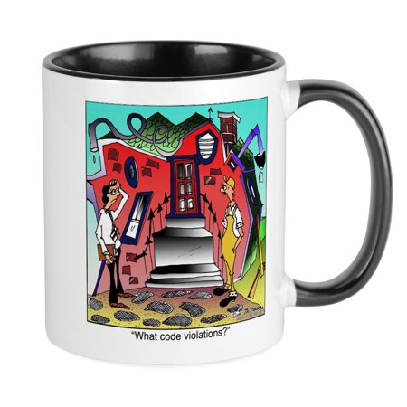 

CafePress - Code Violations Mug - Ceramic Coffee Tea Novelty Mug Cup 11 oz