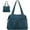 Blue, variant on SUCS Nylon Tote Bag for Women Shoulder Tote Bag with Zipper Waterproof Nylon Purse and Handbags Lightweight Bag