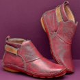 thumbnail image 2 of Zapatos ortopédicos Bota plana vintage Zapatos con parte superior del tobillo Botas suaves de Pu, 2 of 4