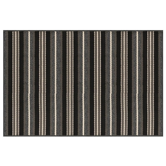 4x6' Discovery Grey Vinyl-backed Floormat