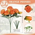 thumbnail image 3 of 24 Bundles Artificial Peonies Flowers Wedding Faux Flowers Silk Peony Bouquet Bulk Bride Fake Florals Arrangements for Table Centerpieces Wedding ​Party Vase Decor (Light Pink), 3 of 5