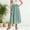 GN1, variant on Rove Studio Girls Floral Print Midi Skirt, Casual A-Line Flowy Skirt With Elastic Waist, Lightweight Summer Tiered Skirt For Kids Daily Wear Black 120