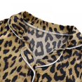 thumbnail image 2 of Summer Baby Kids Girls Boys Leopard Long Sleeve Pajamas Tops+Sleep Pants Set, 2 of 5