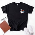 thumbnail image 2 of Rainbow Goose T-Shirt, LGBTQ Shirt, Pride Shirt, Gay Shirt, Transgender Shirt, Human Rights Shirt, 2 of 3
