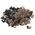 thumbnail image 4 of 400Pcs 6mm Black Plastic Eye Washers for Teddy Toy Eyes Puppet Doll Craft, 4 of 10