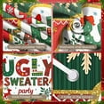 thumbnail image 4 of Festive Design Ugly Sweater Banner Reindeer Theme Christmas Decoration for Holiday Party Winter Celebration Indoor Event, 4 of 9