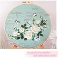thumbnail image 6 of Canvas Tote Bag Embroidery Kit for Beginners, Arts and DIY Crafts Kits for Adults, Include Instructions Embroidery Bag Hoops Threads and Tools, 6 of 7