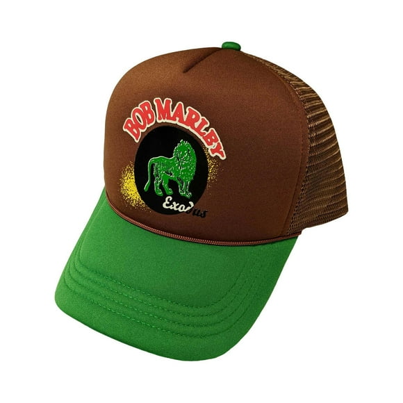 Bob Marley Adult Exodus Lion Mesh Back Cap